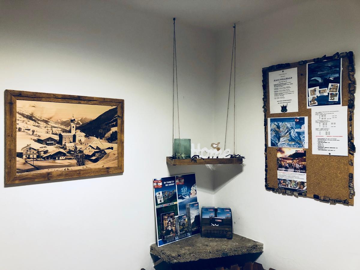 Apartament Haus Willibald Saalbach-Hinterglemm Zewnętrze zdjęcie